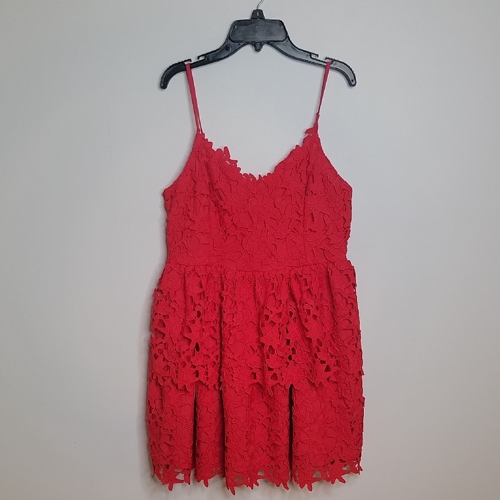 Endless Rose Red Lace Dress Size MED